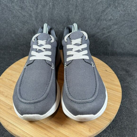 S MBT Kaori Shoes Men's Size 9 Blue Canvas Lace Up Sneakers‎ - Picture 2 of 8